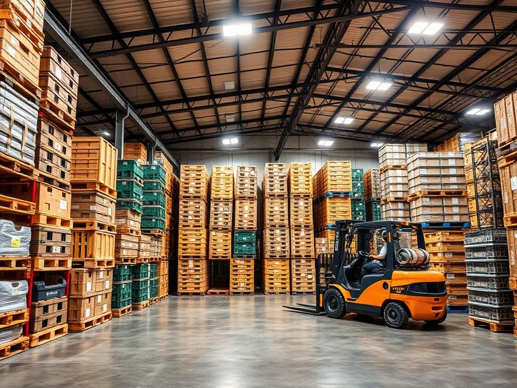 Cold storage foodservice distribution warehouse